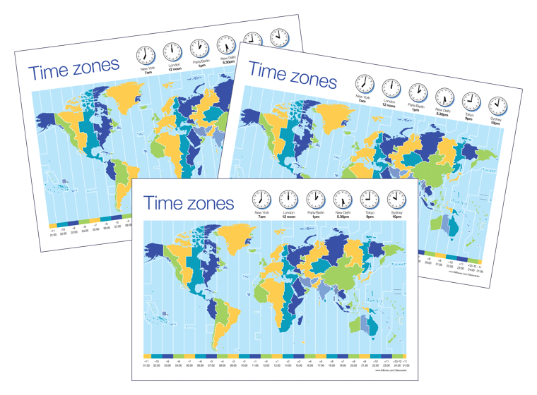 Time Zones Chart