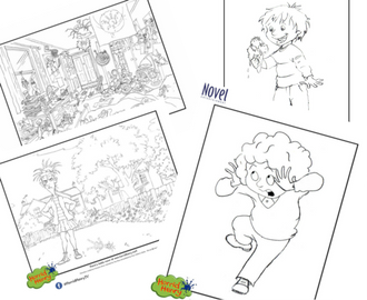 horrid henry coloring pages
