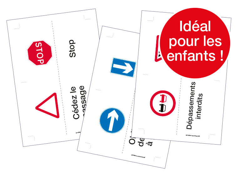 Cartes des panneaux de signalisation