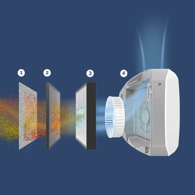 AeraMax filtration diagram