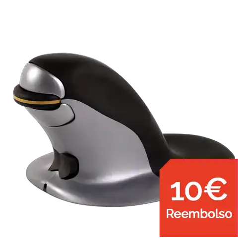 Ratón vertical ambidiestro Penguin® - Grande