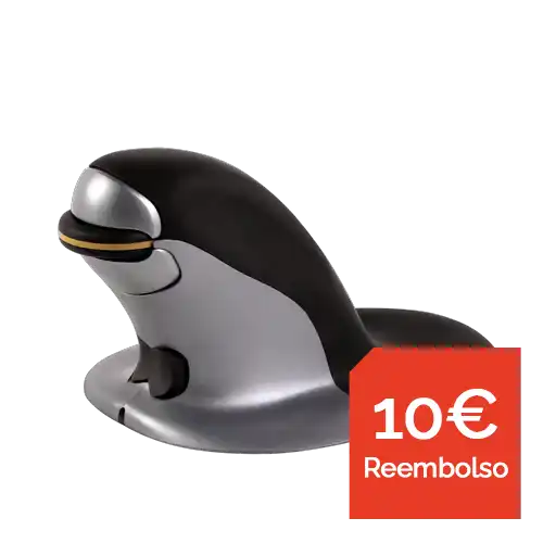 Ratón vertical ambidiestro Penguin® - Mediano