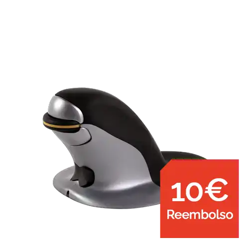 Ratón vertical ambidiestro Penguin® - Pequeño