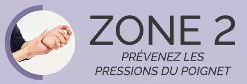Zone 2 - Avoid Wrist Pressure