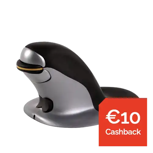Penguin® Ergonomische verticale muis - Medium