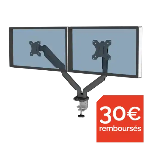 Platinum Dubbele monitor arm