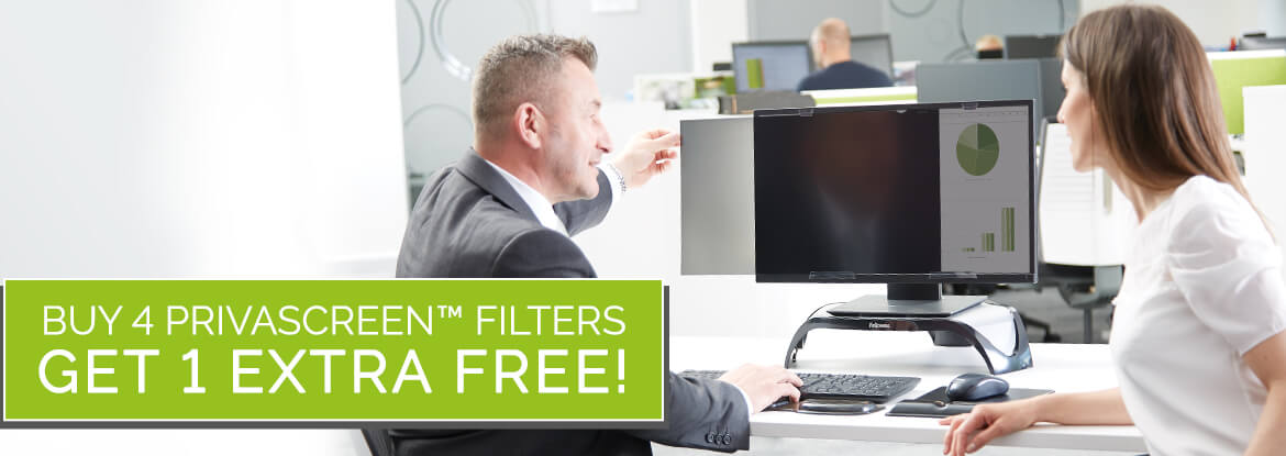 Buy 4 PrivaScreen™ Privacy Filters and get 1 free