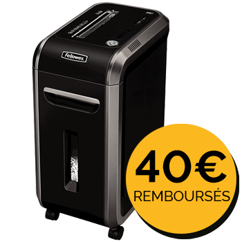 Fellowes® 99Ci - Destructeur 100% anti-bourrage